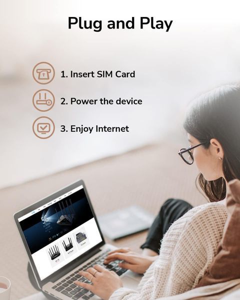 Модем-роутер WiFi Cudy N300 4G Cudy T2502 фото