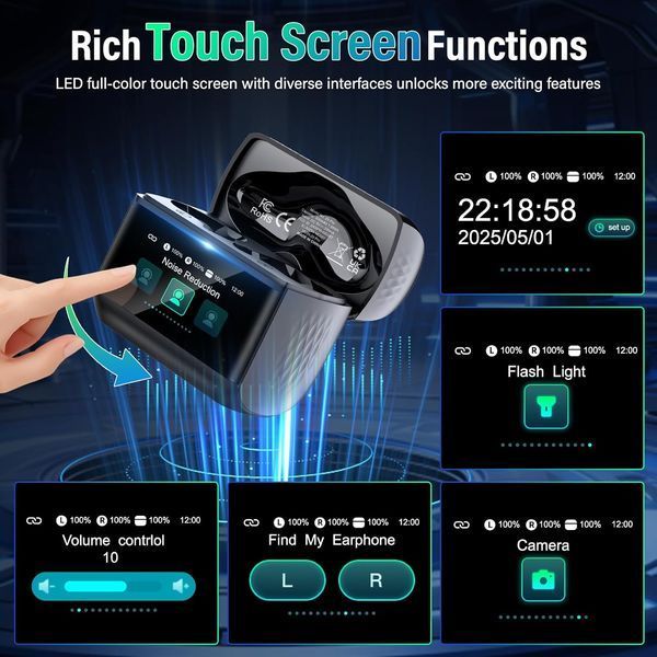 Беспроводные наушники-вкладыши ZYHKON Bluetooth 5.4 T3544 фото
