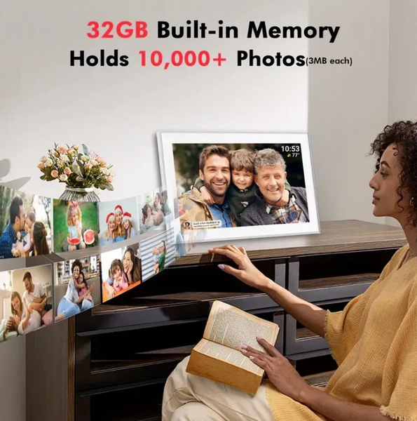 Цифровая фоторамка Frameo 15,6" IPS FHD (1920x1080) 32 ГБ Wi-Fi T4197 фото