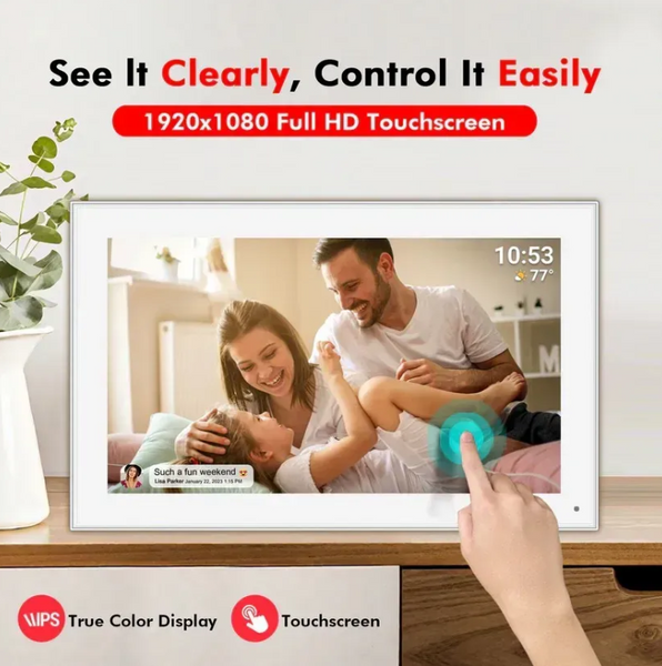 Цифровая фоторамка Frameo 15,6" IPS FHD (1920x1080) 32 ГБ Wi-Fi T4197 фото