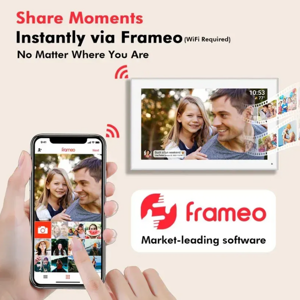 Цифровая фоторамка Frameo 15,6" IPS FHD (1920x1080) 32 ГБ Wi-Fi T4197 фото