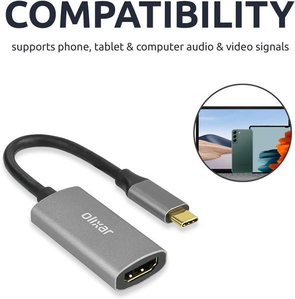 Адаптер USB C &ndash; HDMI 4K Olixar T1086 фото