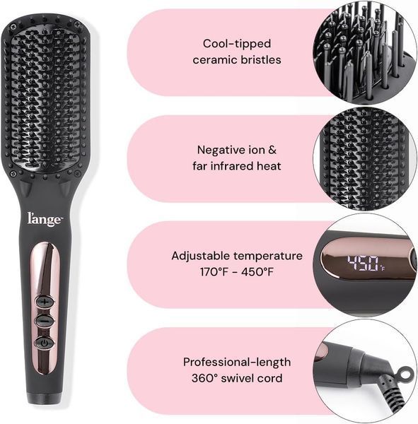 Дворежимна термощітка-випрямляч для волосся L'ANGE HAIR Le Vite T4203 фото