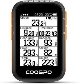 COOSPO Bike Computer Wireless GPS для велосипедар с автоматической подсветкой 0883 фото