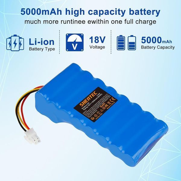 Литий-ионный аккумулятор 18 В 5000 мАч для Husqvarna Battery Car T2037 фото