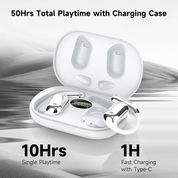 Наушники-вкладыши Boytond Ultra Open Ear / беспроводные Bluetooth-наушники с костной проводимостью T1285 фото