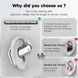 Наушники-вкладыши Boytond Ultra Open Ear / беспроводные Bluetooth-наушники с костной проводимостью T1285 фото 8