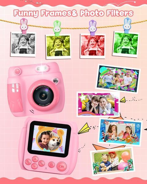 Дитяча миттєва камера з друком фото T4507 фото