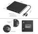 Зовнішній DVD-привід Amicool USB 3.0, Type-C CD DVD +/-RW, оптичний привід 0401 фото 5