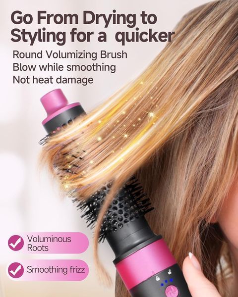 Фен-щетка WindBlow Magic Styler 5 в 1 T1948 фото