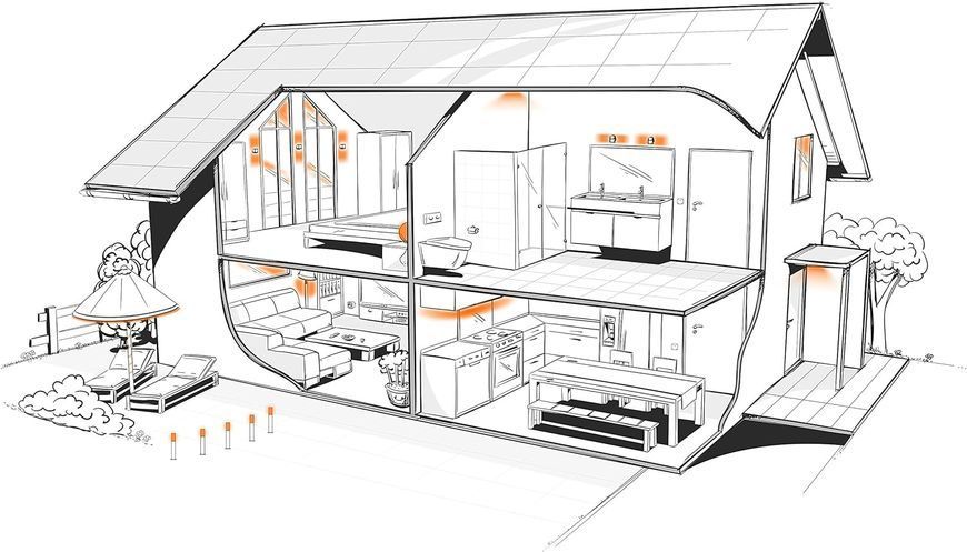 OSRAM Smart + датчик, детектор руху ZigBee для автоматичного контролю освітлення, вбудований датчик температури T0141 фото