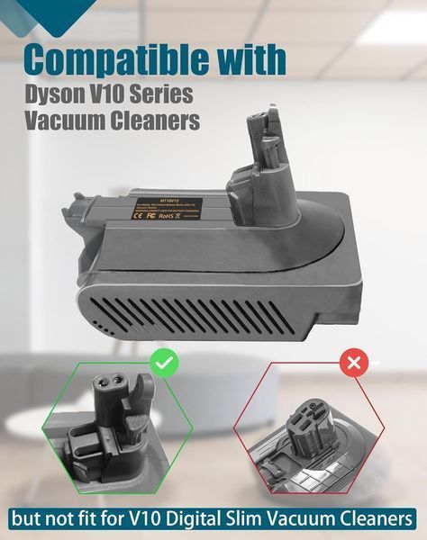 Адаптер батареї TEPULAS for Dyson V10 для Makita T0814 фото