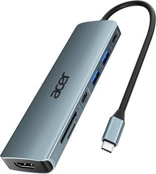 Концентратор USB C / адаптер USB C - HDMI 7 в 1 T1215 фото